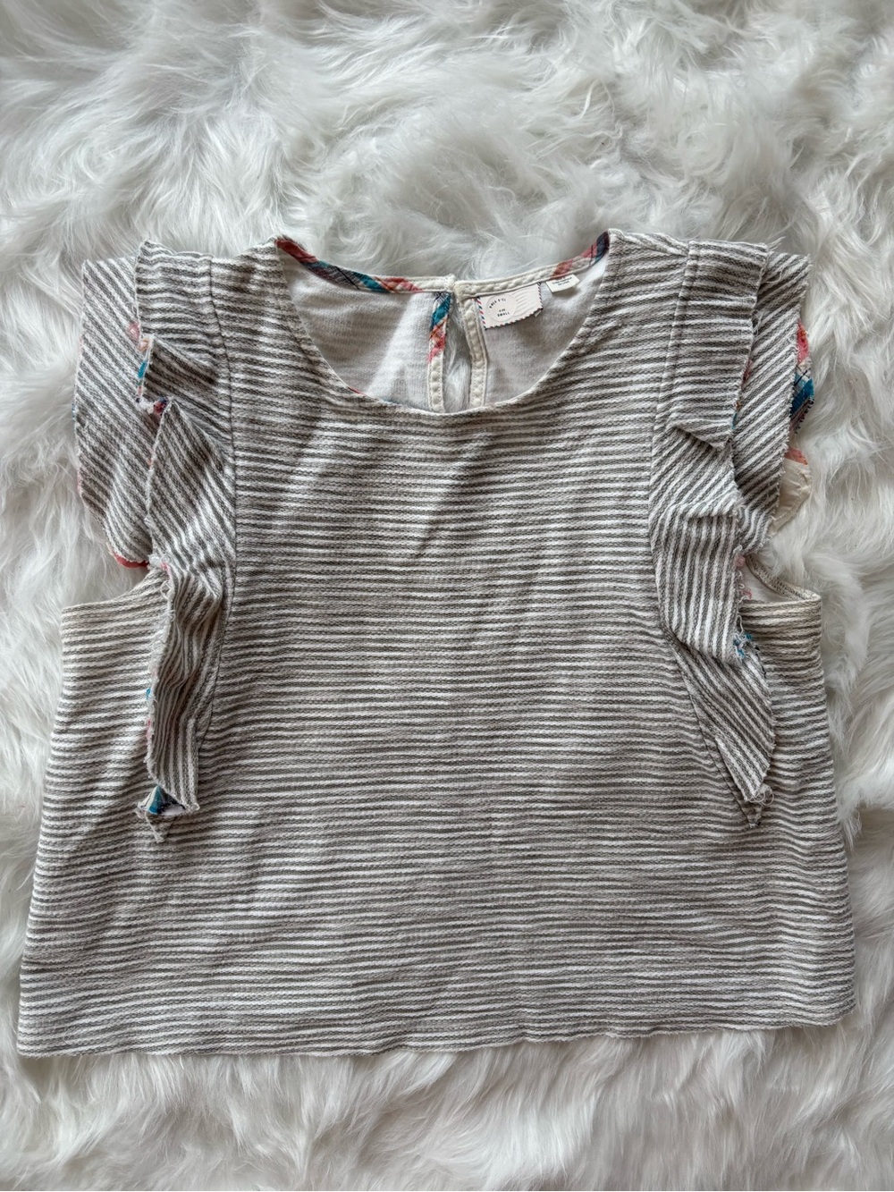 POSTMARK ANTHROPOLOGIE small women’s ruffle shirt
